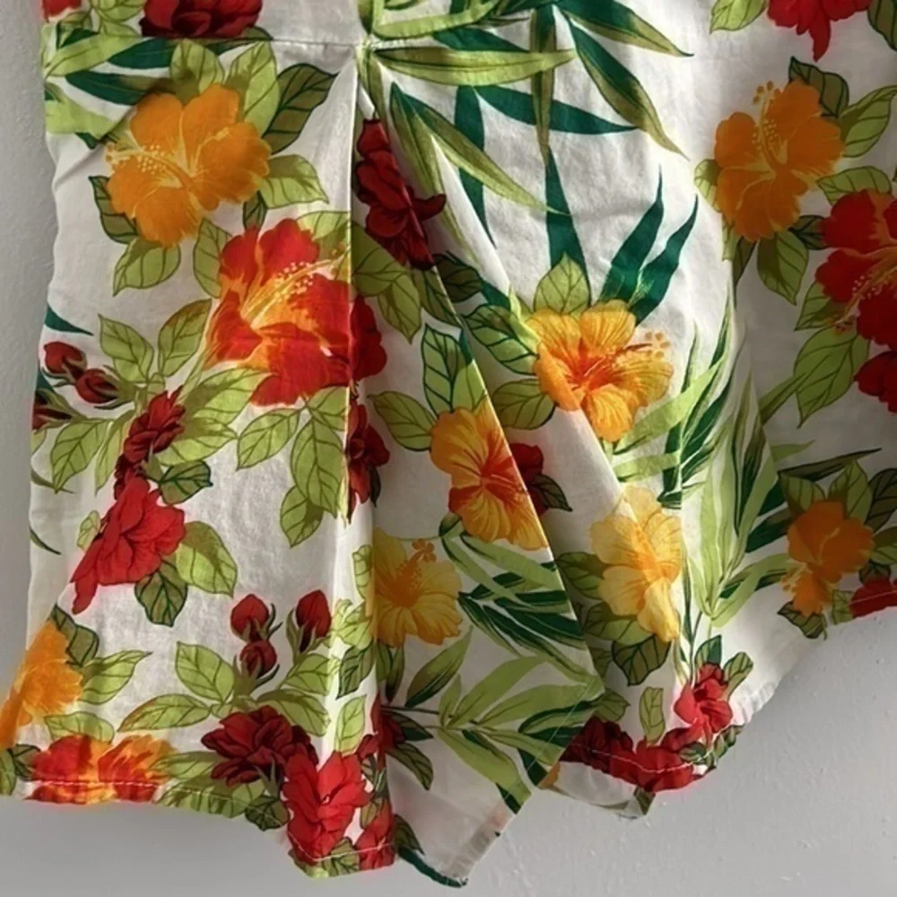 Gap Dress 5T Floral Sleeveless Uneven Hem